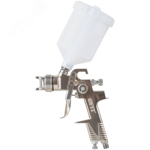 Изображение товара Краскопульт пневматический HVLP, пластиковый верхний бачок 600 мл, 1.5 мм (шт)
