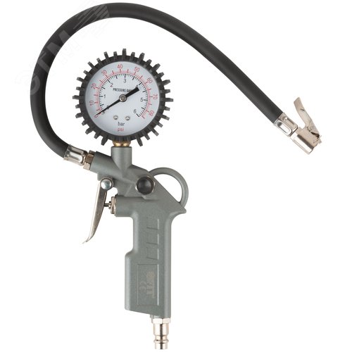 Изображение товара Пистолет с манометром, быстросъемное соединение (шт)