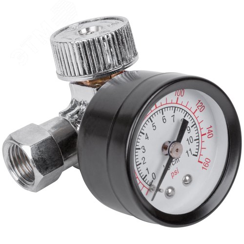 Изображение товара Регулятор подачи воздуха с манометром (шт)