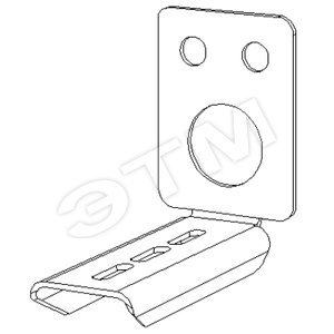 Изображение товара Профиль торцевой белый (шт)