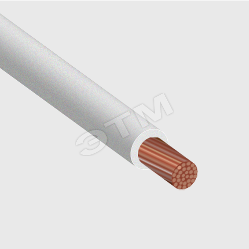 Провод силовой ПуГВ 1х0.5 зеленый (бухта) многопроволочный