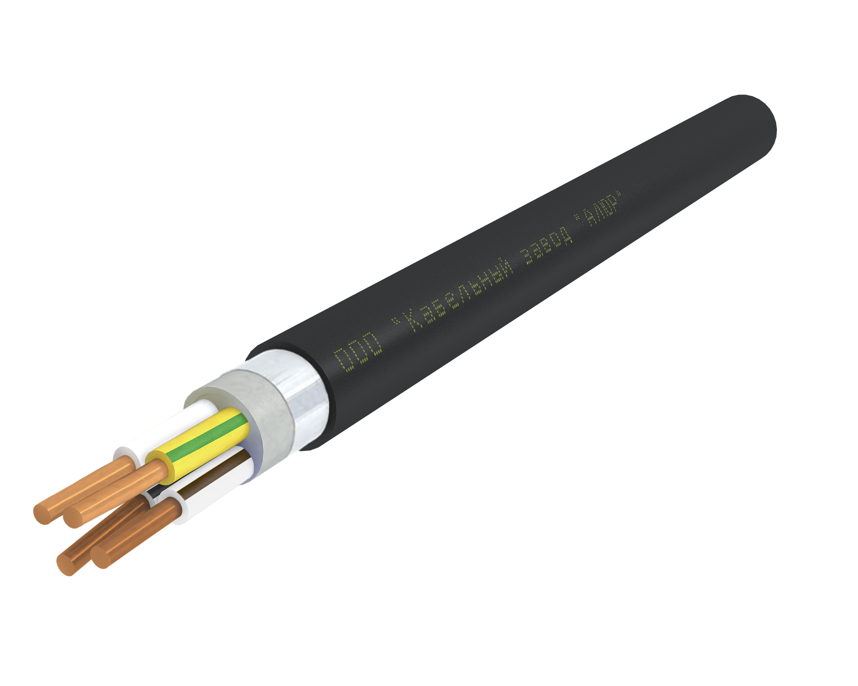 Кабель силовой ВВГЭанг(А)-LS 4х35.0 ок(PE)-0.66 Ч. бар