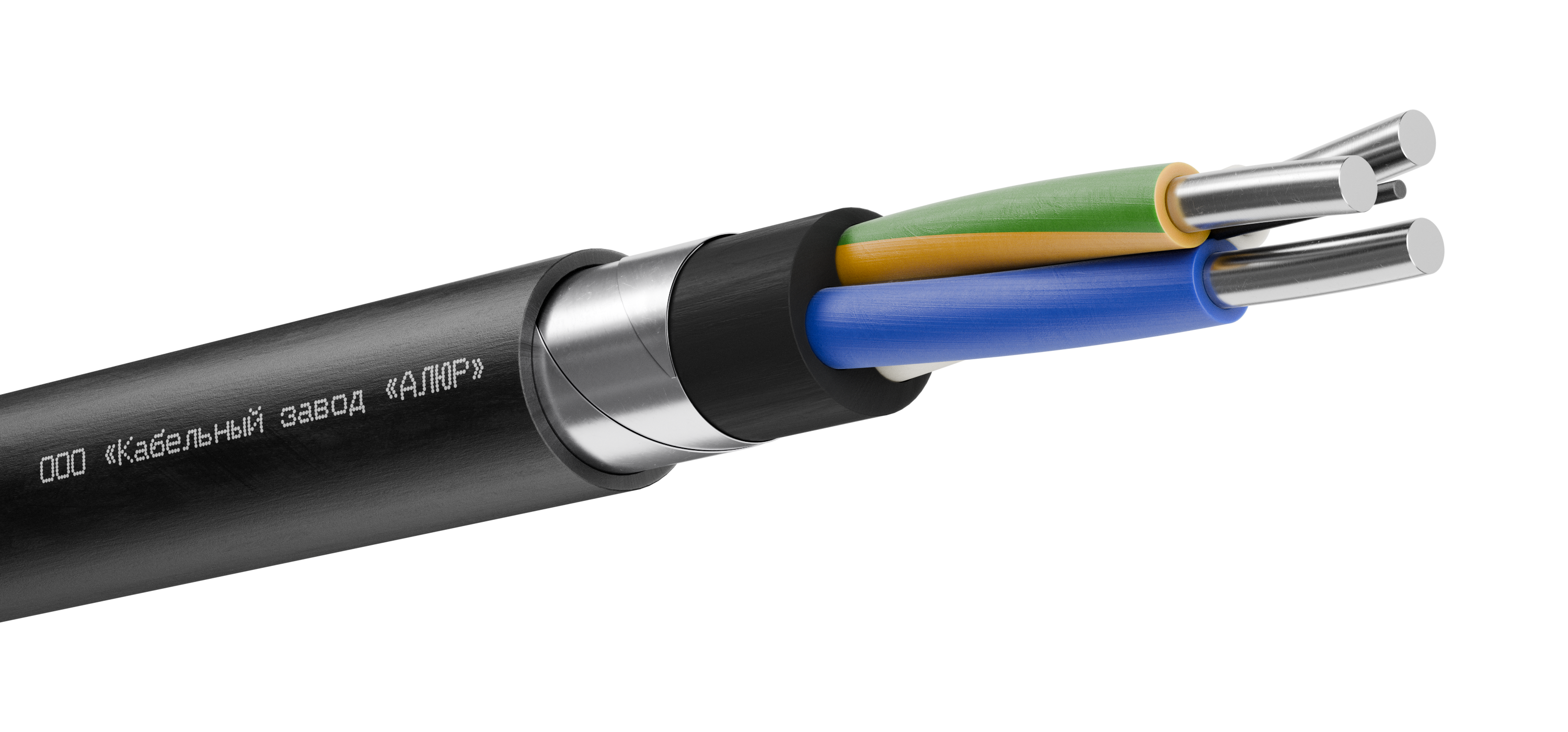 Кабель силовой АВБШвнг(А)-LS 3х25 (N.РЕ)-0.66 однопроволочный барабан