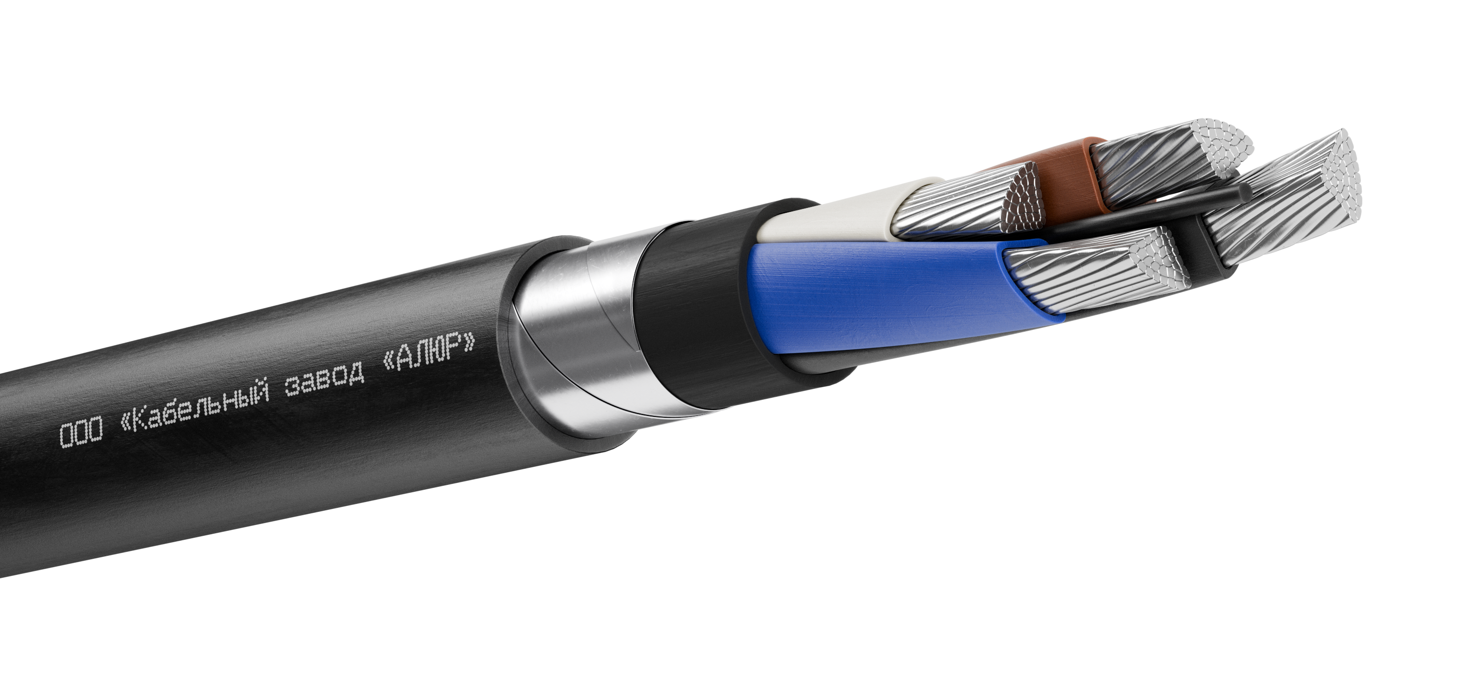 Кабель силовой АВБШвнг(А)-LS 4х150.0 мс(N)-1 Ч. бар (ВНИИКП)