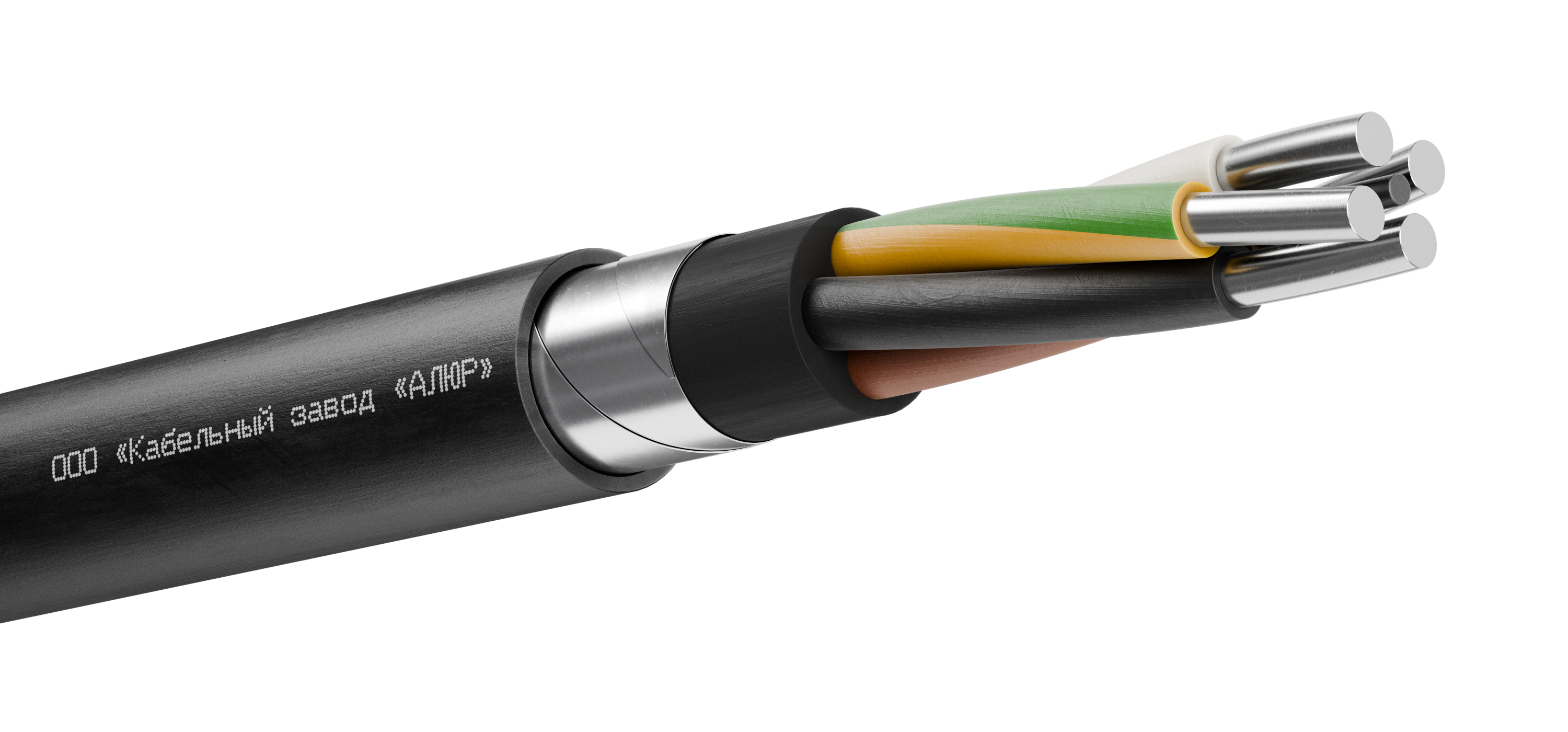 Кабель силовой АВБШвнг(А)-LS 4х50 (РЕ)-0.66 однопроволочный барабан