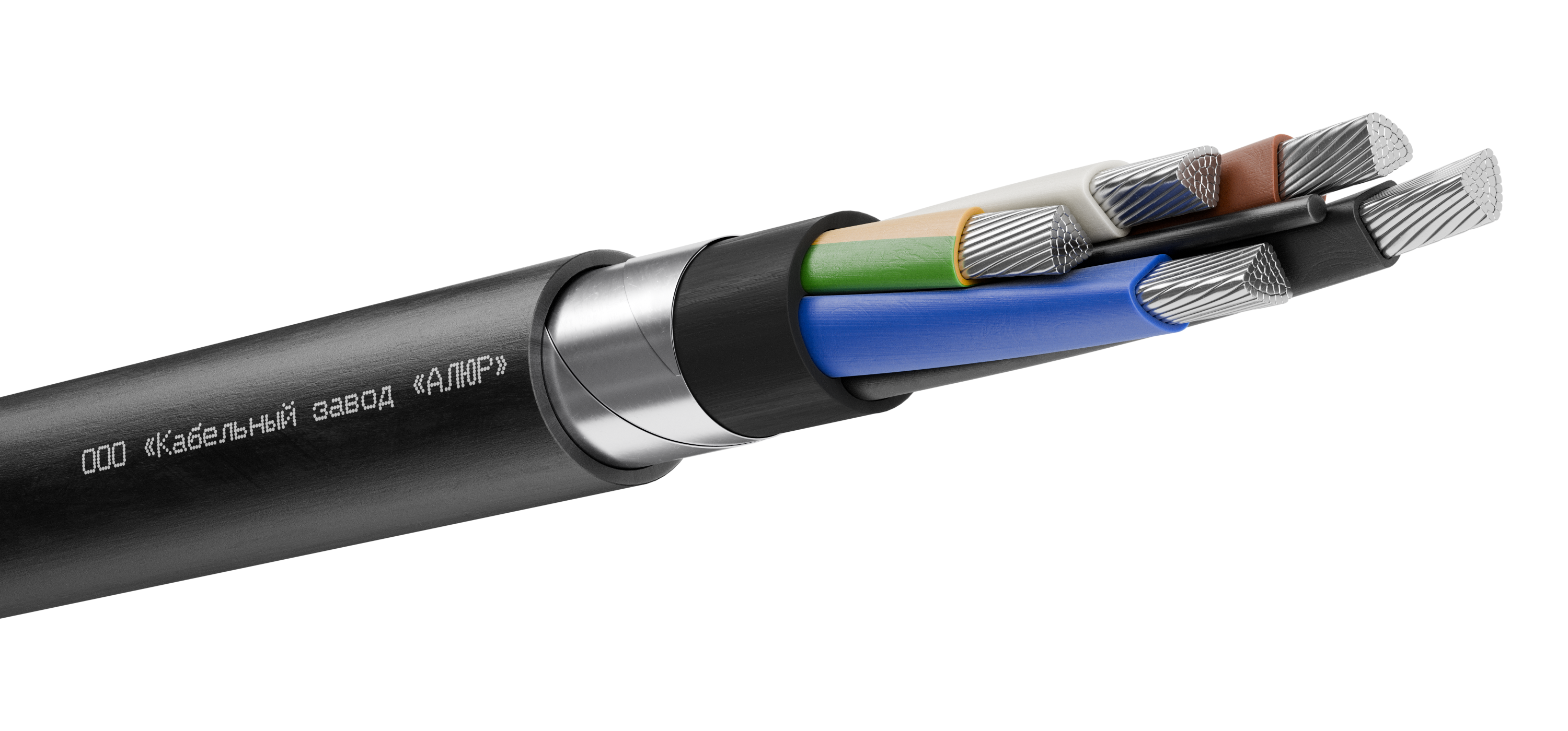 Кабель силовой АВБШвнг(А)-LS 5х185.0 мс(N.РЕ)-1 Ч. бар (ВНИИКП)