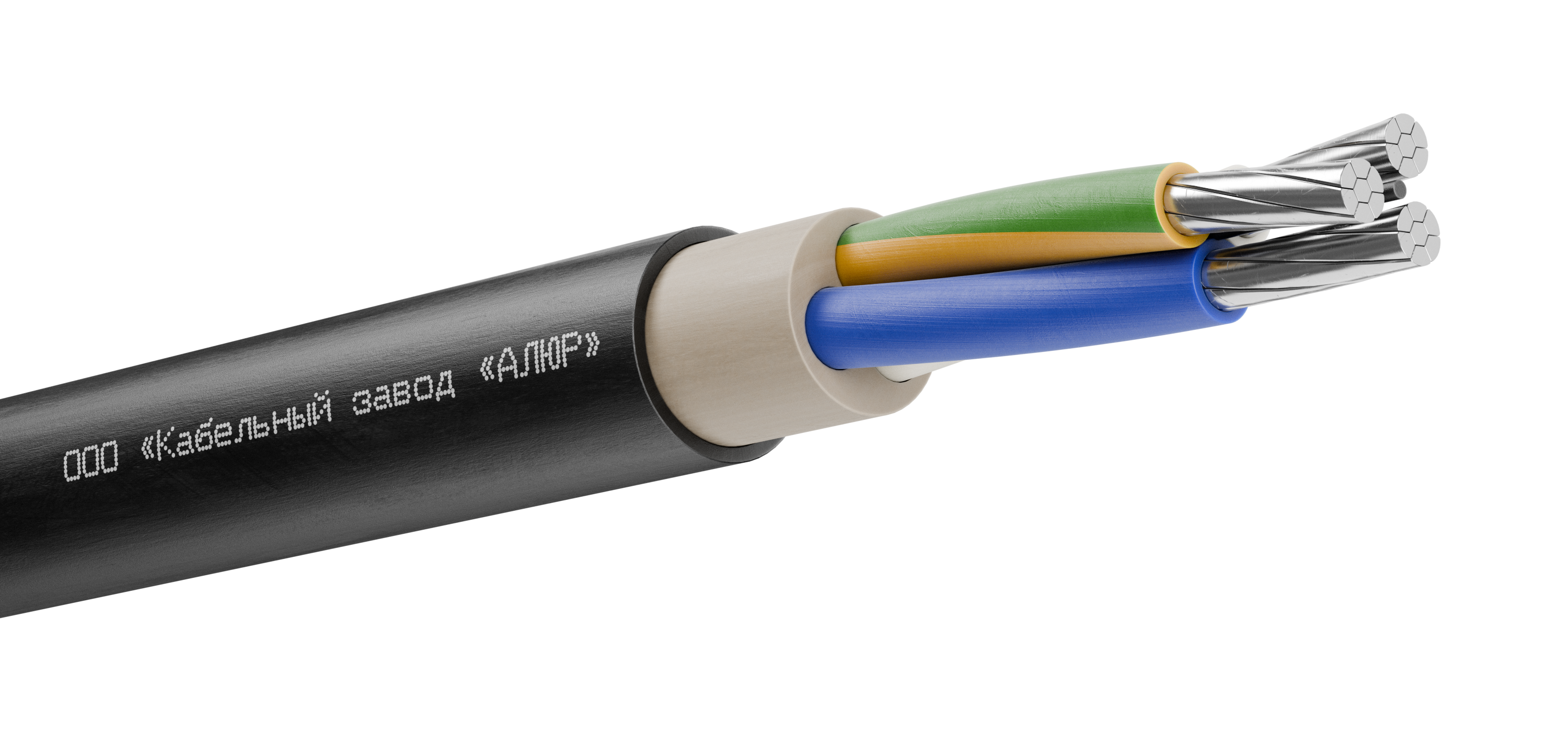 Кабель силовой АВВГ 3х35 (N.PE)-0.66 многопроволочный барабан