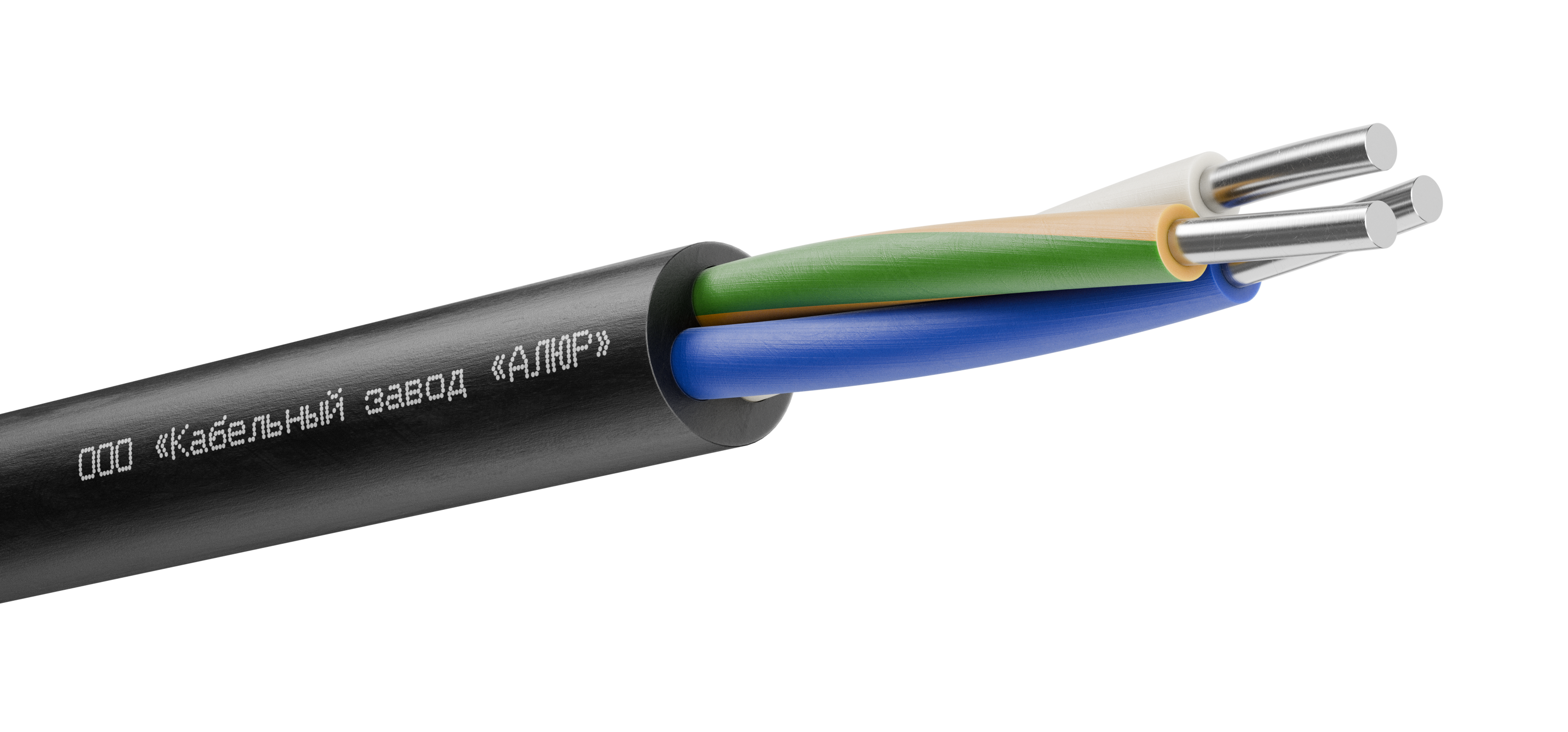 Кабель АВВГнг(А)-LS 3х6,0 ок(N, PE)-0,66