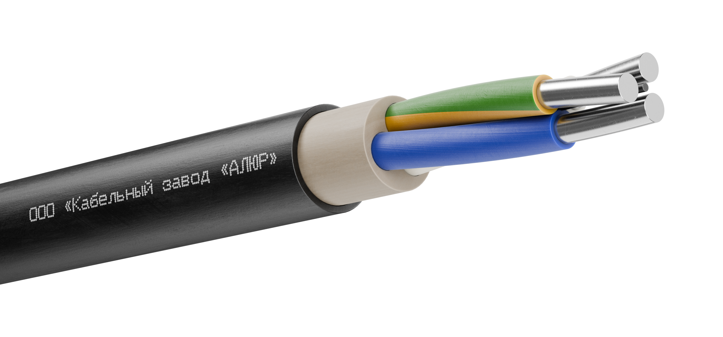 Кабель силовой АВВГнг(А)-LS 3х50 ок(N.PE)-0.66 Ч барабан ВНИИКП