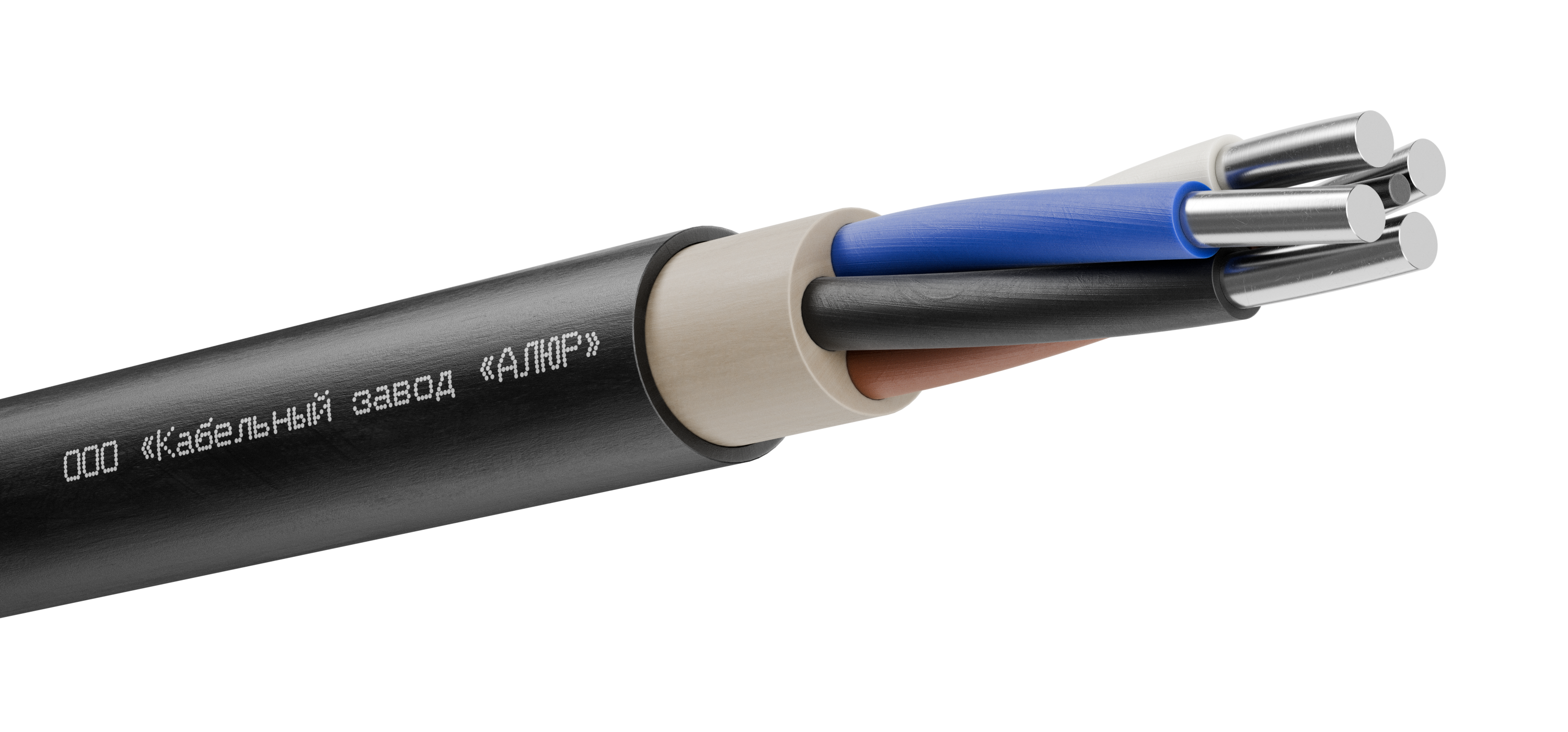 Кабель силовой АВВГнг(А)-LS 4х2.5 ок(N)-0.66 Ч бухта    ВНИИКП