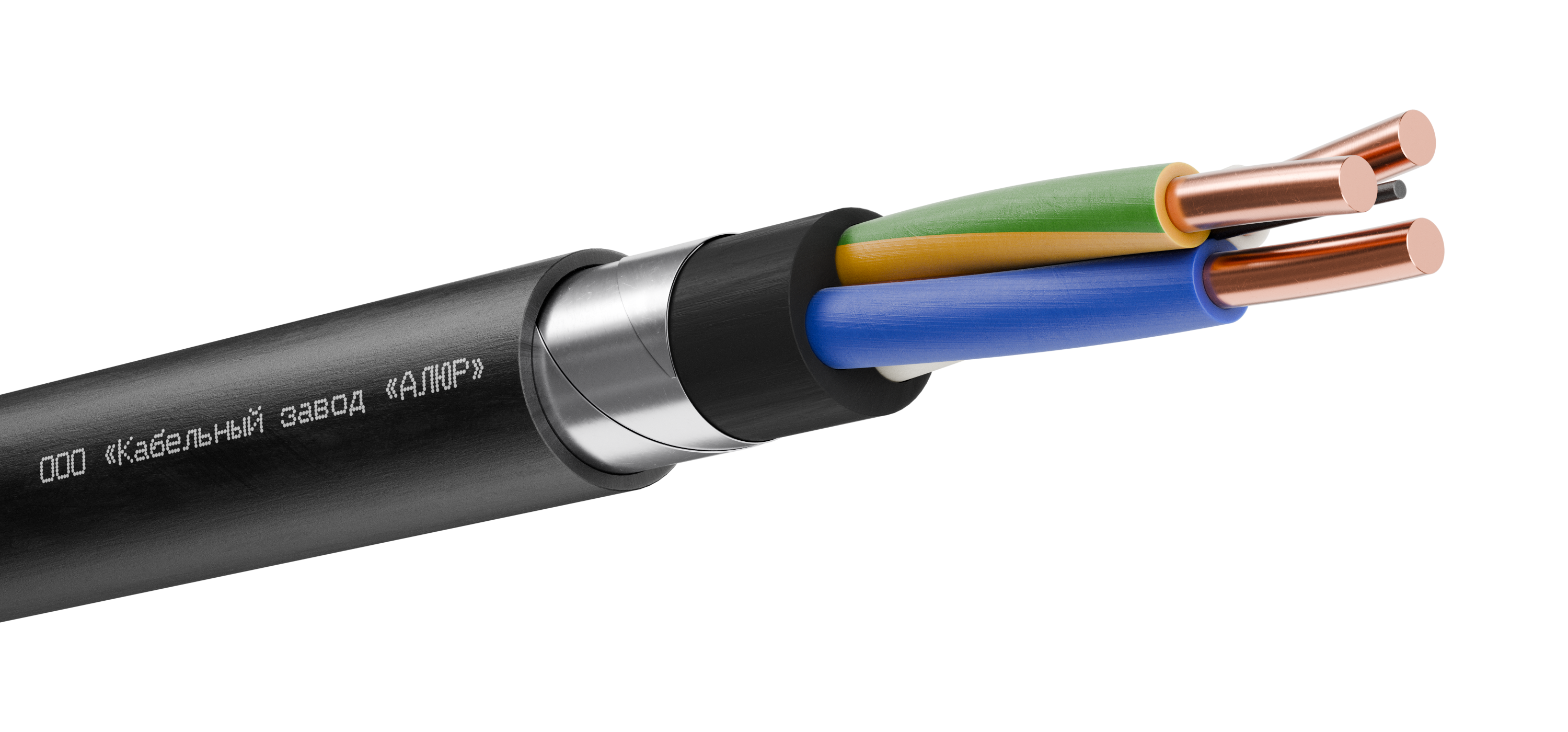 Кабель силовой ВБШвнг(А)-LS 3х16.0 ок(N.PE)-0.66 Ч. бар (ВНИИКП)