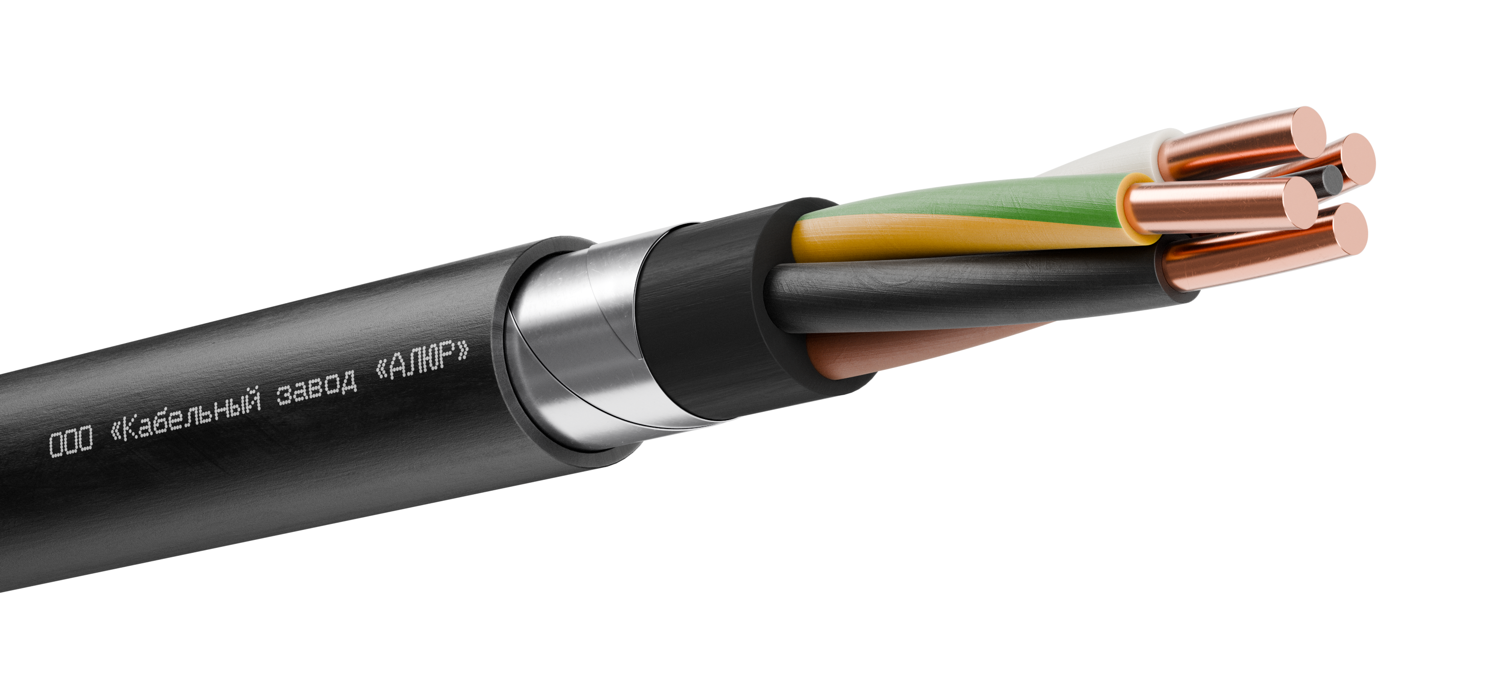 Кабель силовой ВБШвнг(А)-LS 4х16.0 ок(PE)-0.66 Ч. бар (ВНИИКП)