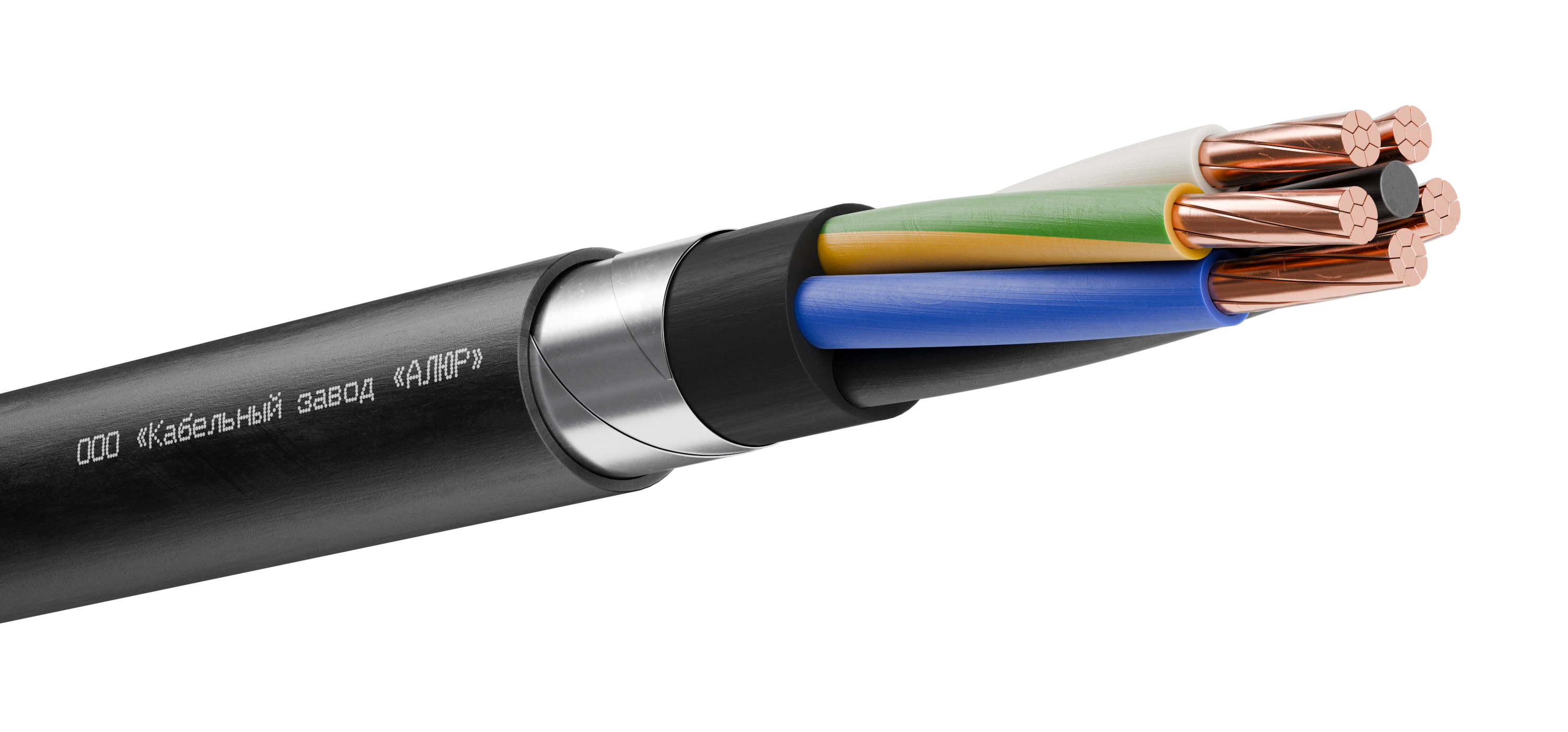 Кабель силовой ВБШвнг(А)-LS 5х25 мк(N.РЕ)-0.66    многопроволочный