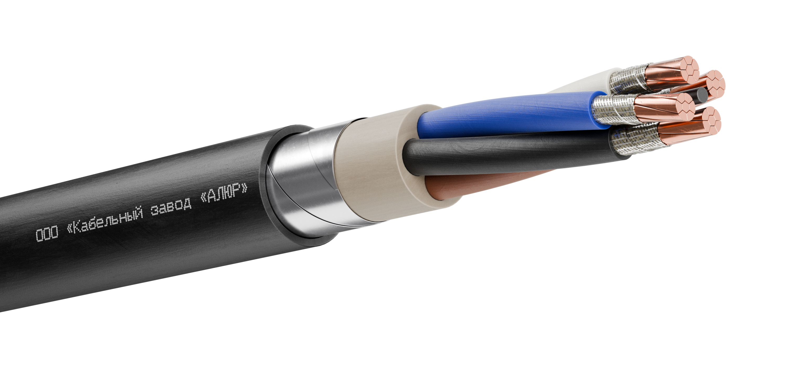 Кабель силовой ВБШвнг(А)-FRLS 4х16.0 мк(N)-0.66 Ч. бар