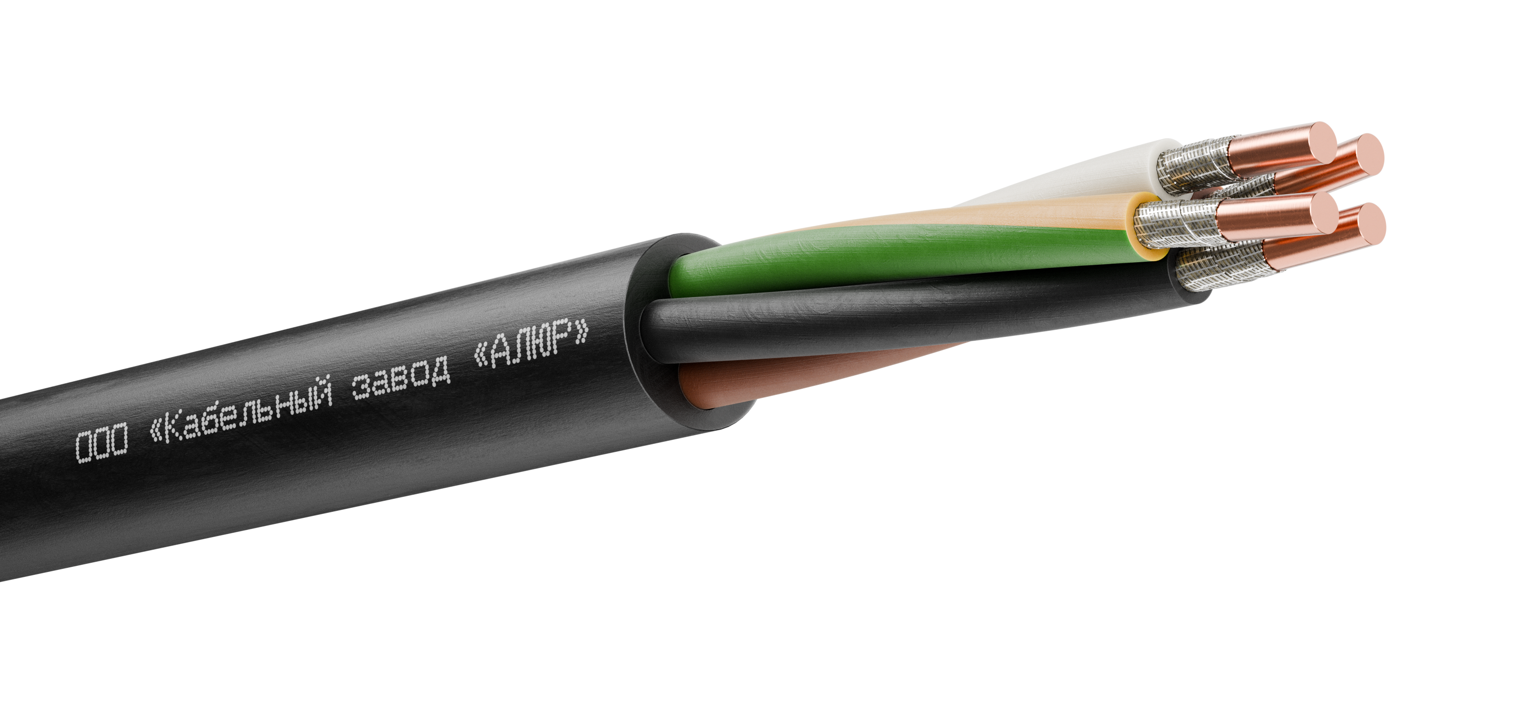 Кабель силовой ППГнг(А)-FRHF 4х10ок(PE)-0.66 однопроволочный (барабан)