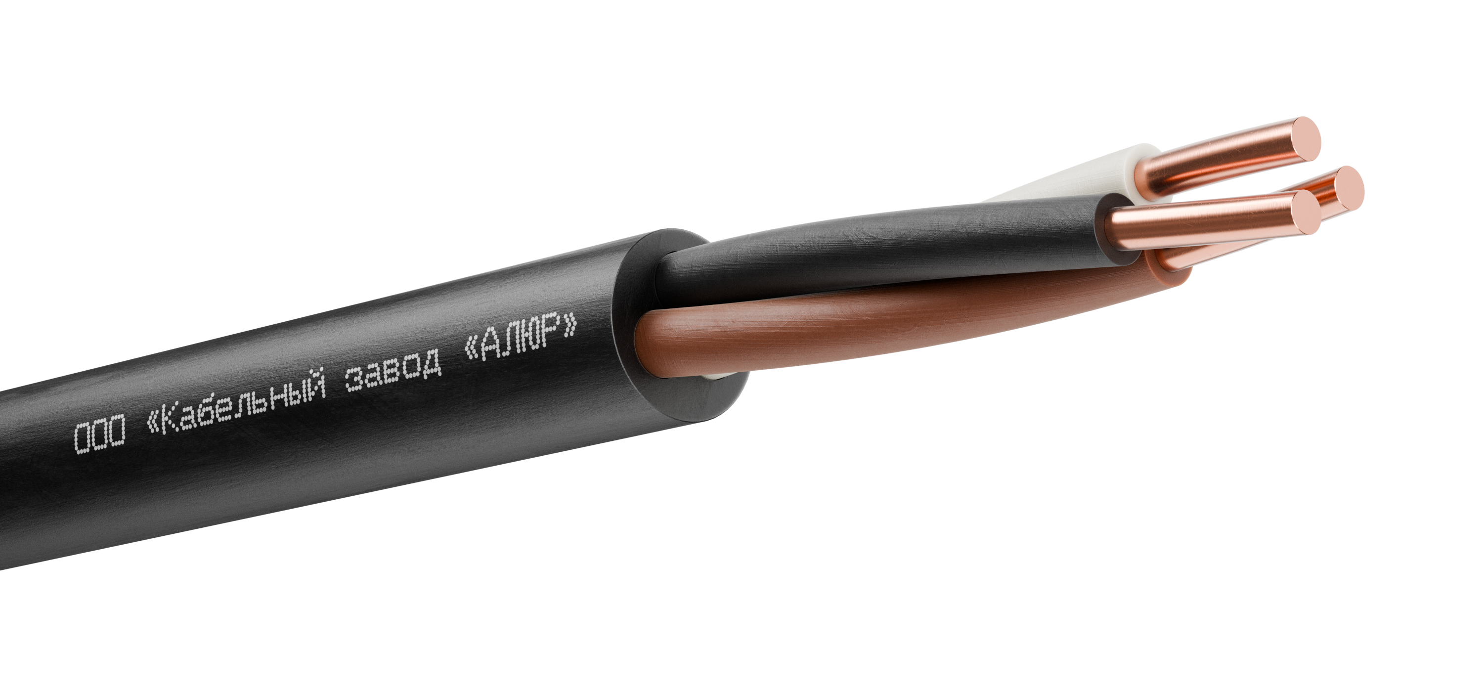 Кабель силовой ВВГнг(А)-LS 3х1.5 (ок)-0.660 однопроволочный