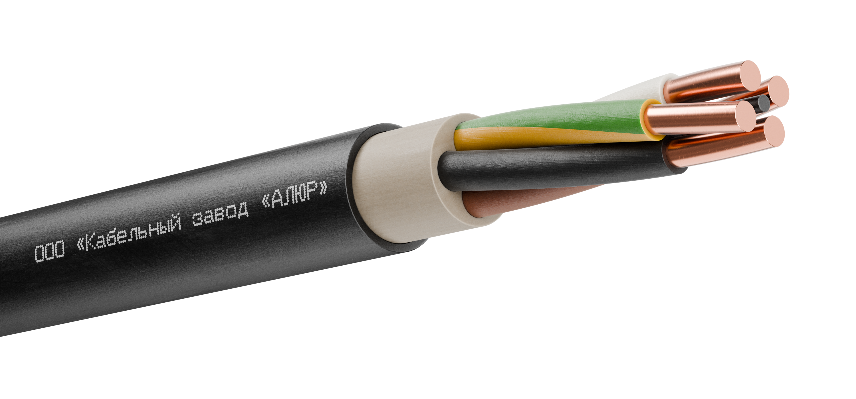 Кабель силовой ВВГнг(А)-LS 4х6 ок(PE)-0.66 Ч бух (ВНИИКП)