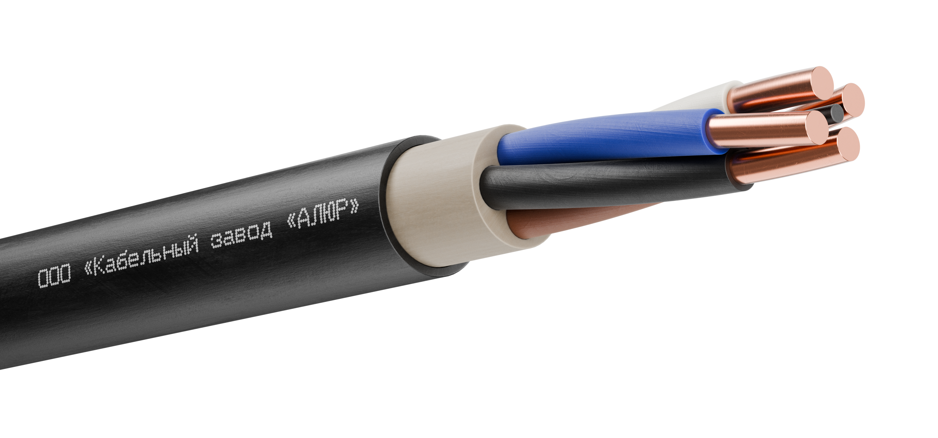 Кабель силовой ВВГнг(А)-LS 4х16 ок(N)-0.66 Ч бар (ВНИИКП)