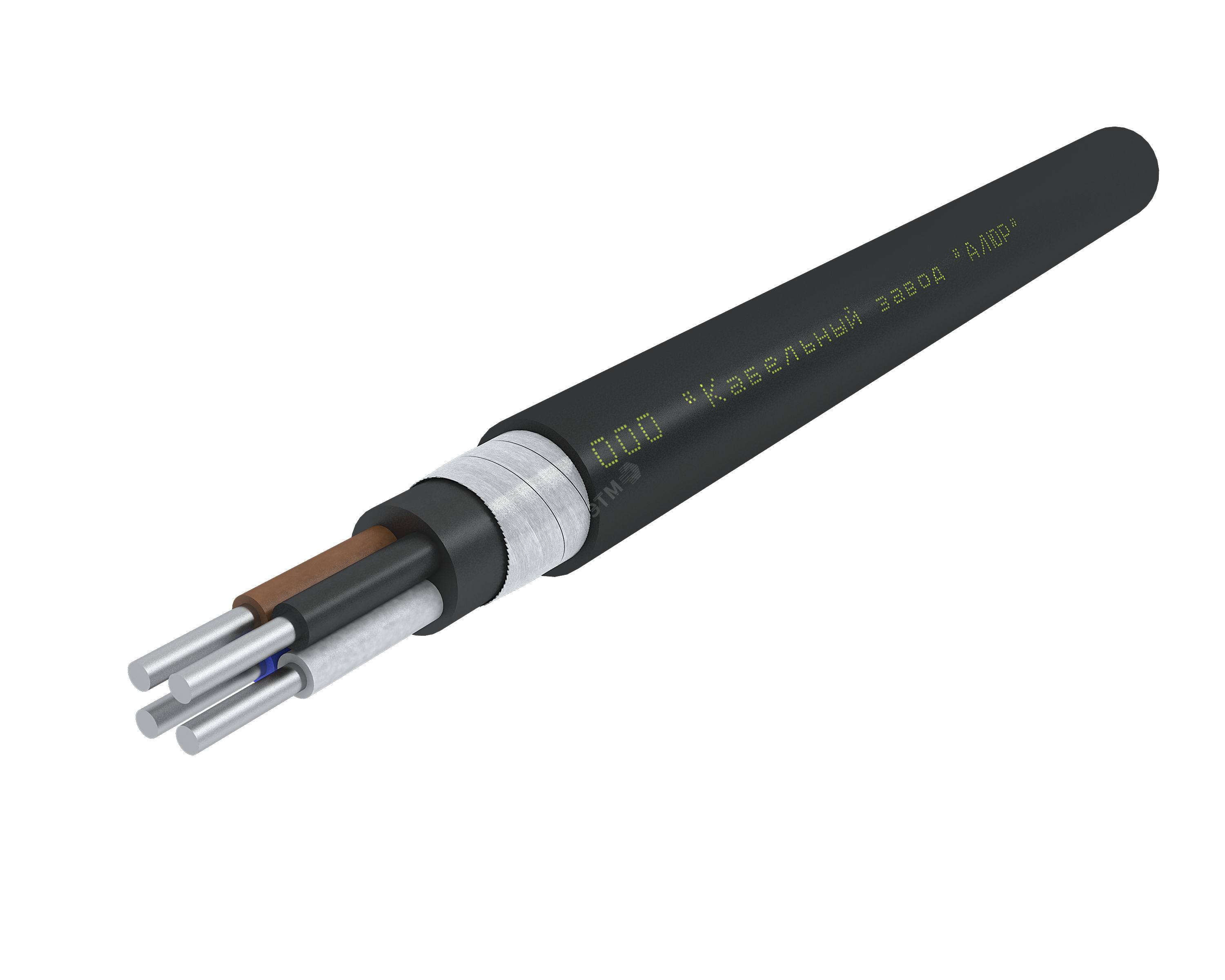 Кабель силовой АВБШвнг(А)-LS 4х4.0 ок(N)-0.66 Ч. бух (ВНИИКП)
