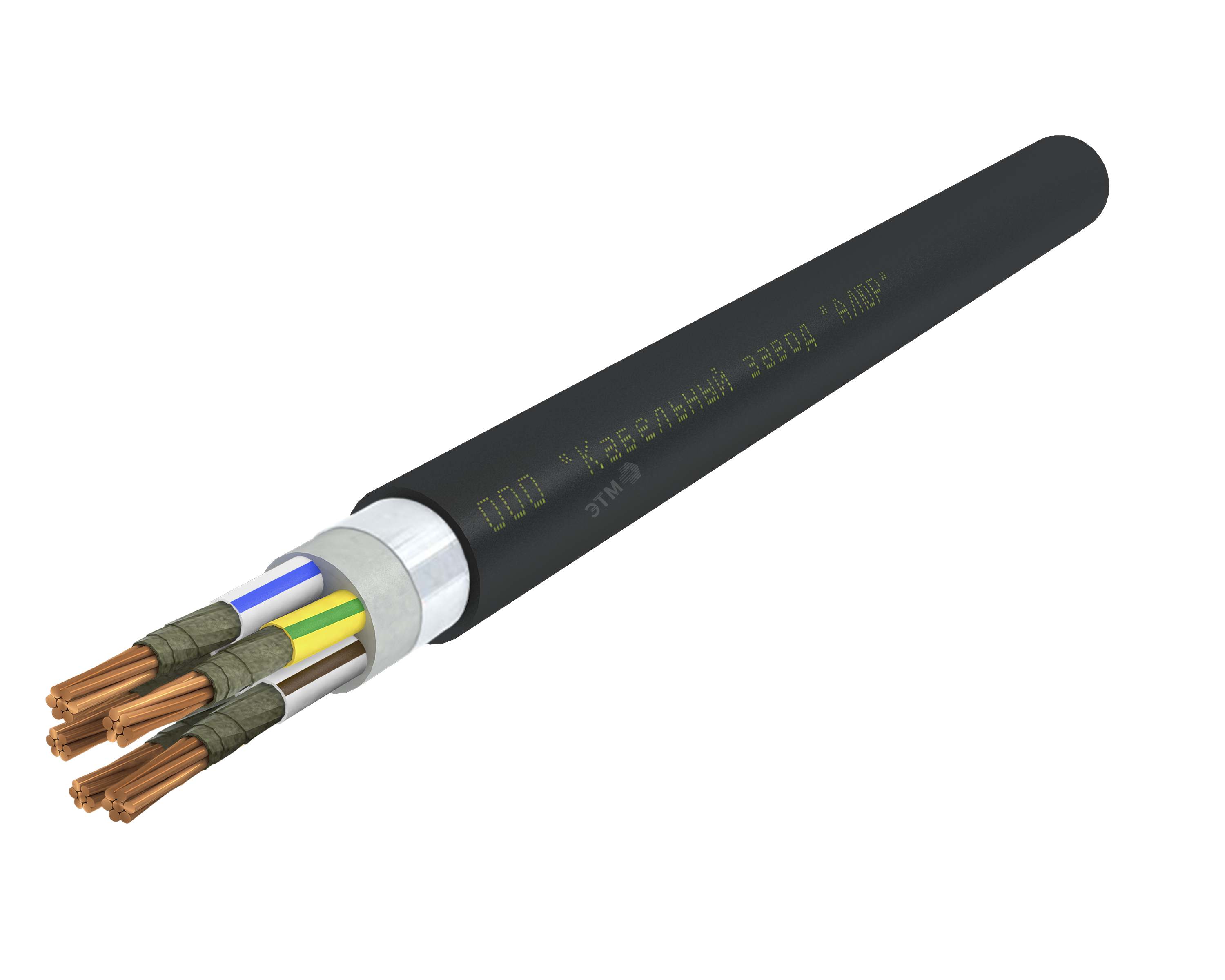 Кабель силовой ВВГЭанг(А)-FRLS 5х25.0 мк(N.PE)-0.66 Ч. бар