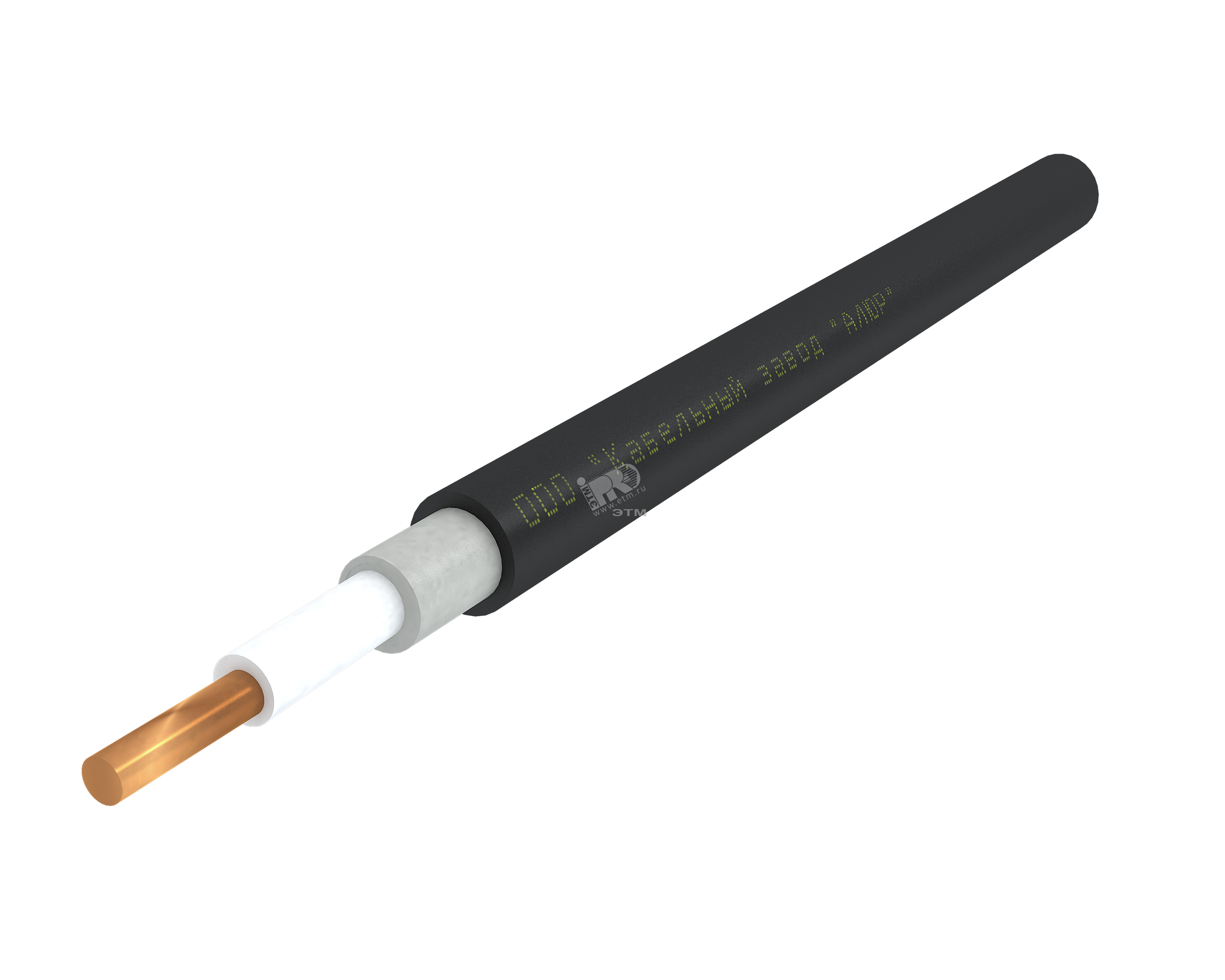Изображение товара Кабель силовой ППГнг(А)-HF 1х4 ок-0,66 однопроволочный черный Россия