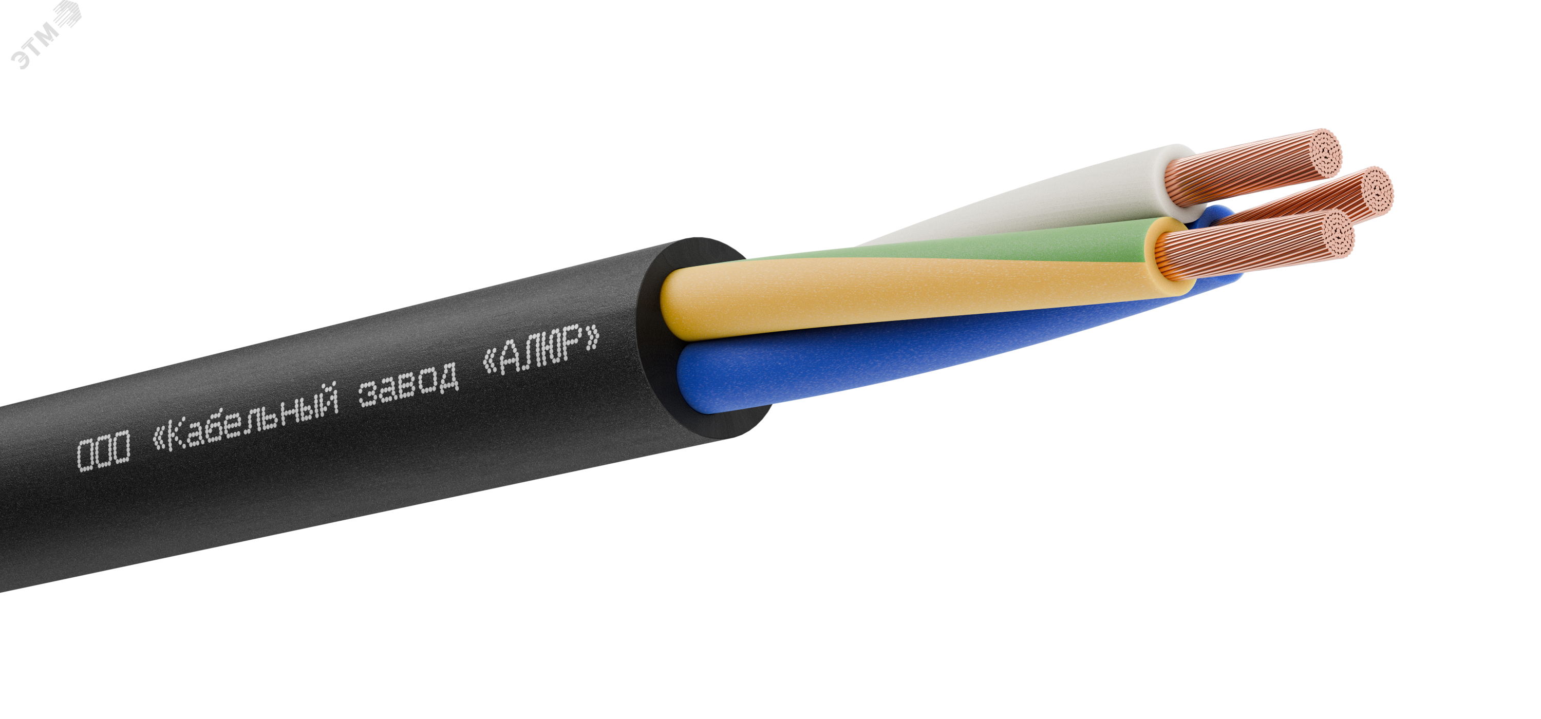 Изображение товара Кабель силовой КГТП-ХЛ 3х2.5(N.PE)-220/380-3 100м для промышленности и сельского хозяйства