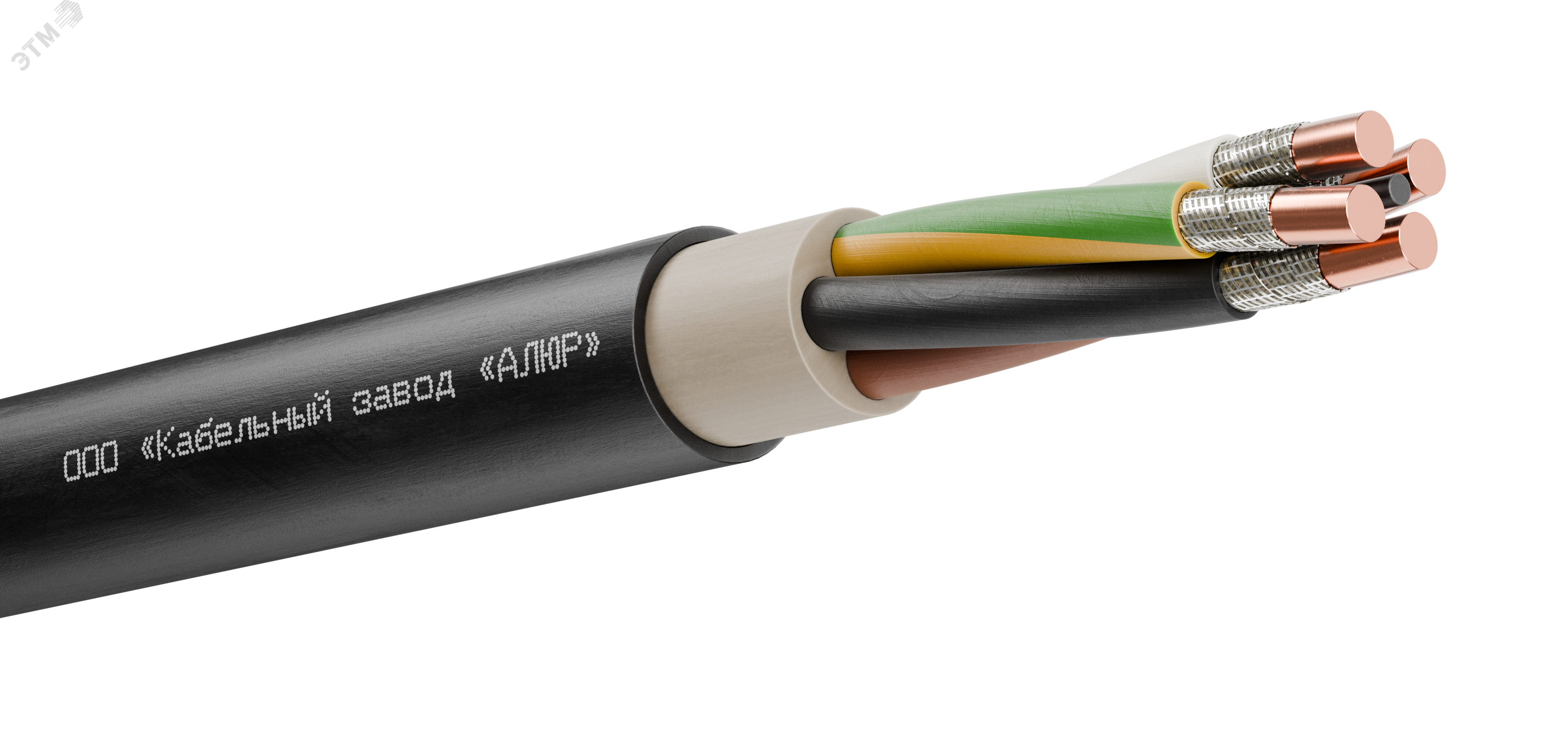 Изображение товара Кабель силовой ВВГнг(А)-FRLSLTx 4х2.5 (PE)-0.660 однопроволочный (барабан) (м)