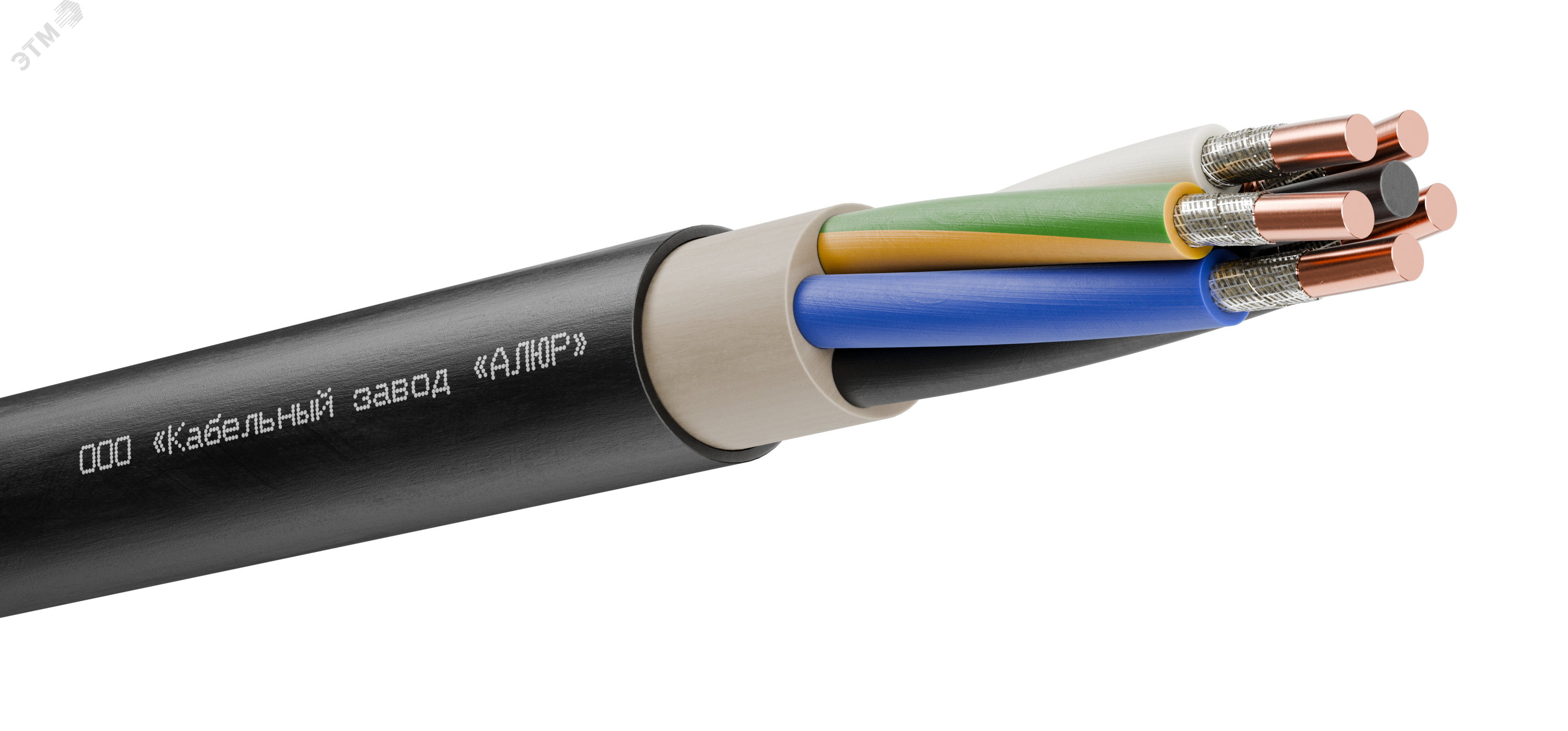 Изображение товара Кабель силовой ВВГнг(А)-FRLS 5х16 (N.PE)-0.660 однопро волочный черный барабан (м)