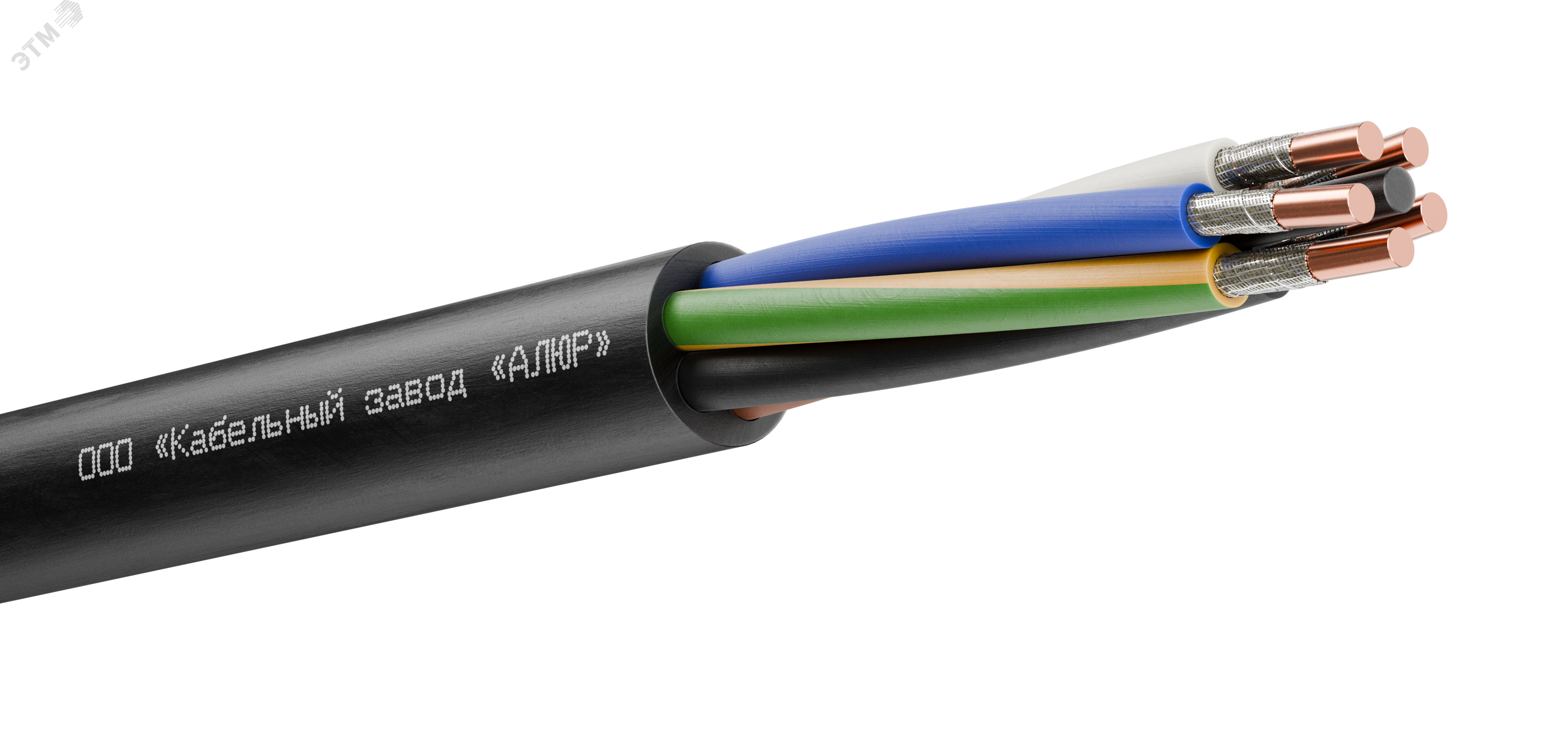 Изображение товара Кабель силовой ППГнг(А)-FRHF 5х1.5ок (N.PE)-0.66 однопроволочный (барабан) (м)