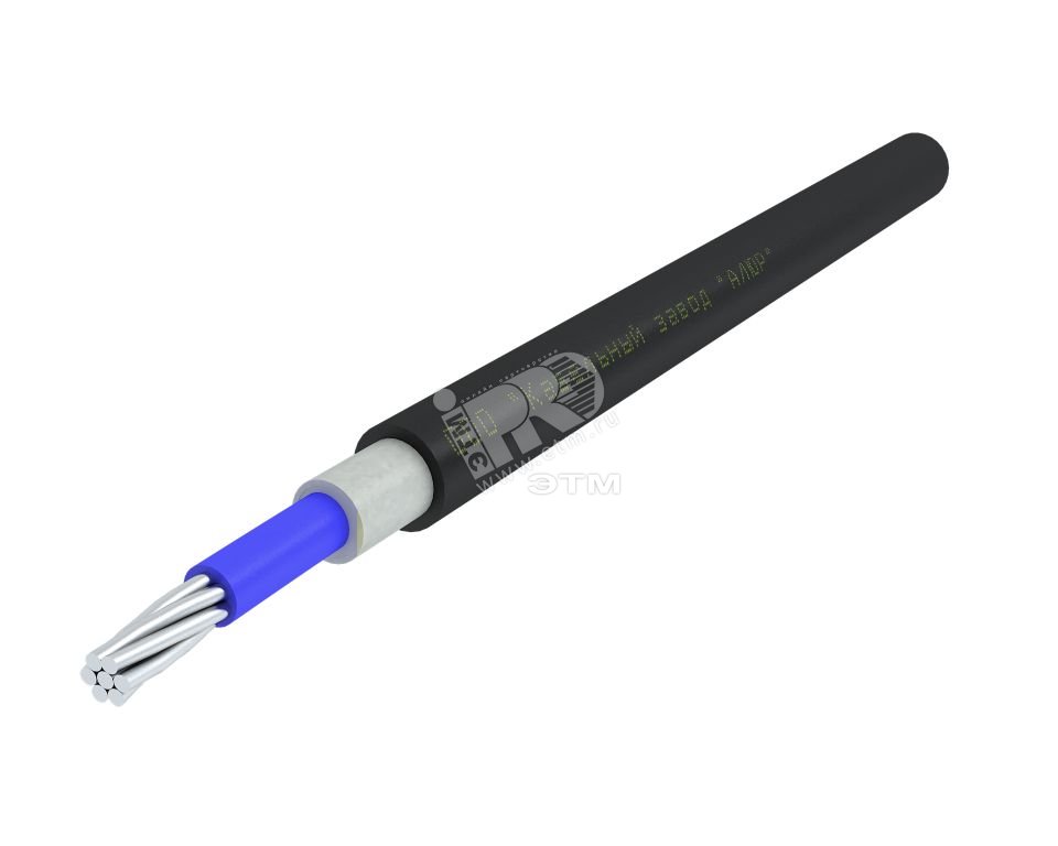 Кабель силовой АВВГнг(А) 1х35 (N)-1 многопроволочный барабан АЛЮР ...