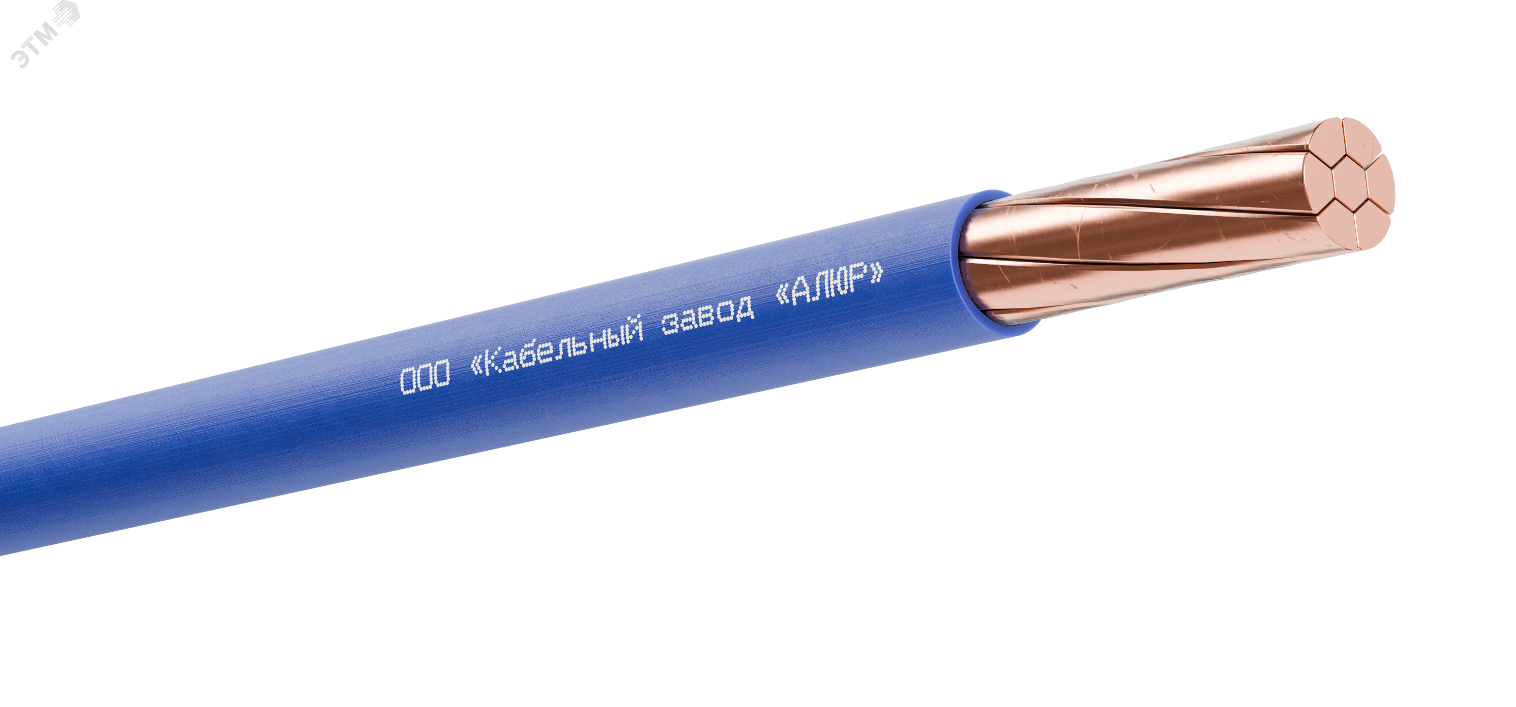 Изображение товара Провод силовой ПуВнг (А)-LS 1х16 синий барабан многопроволочный (м)