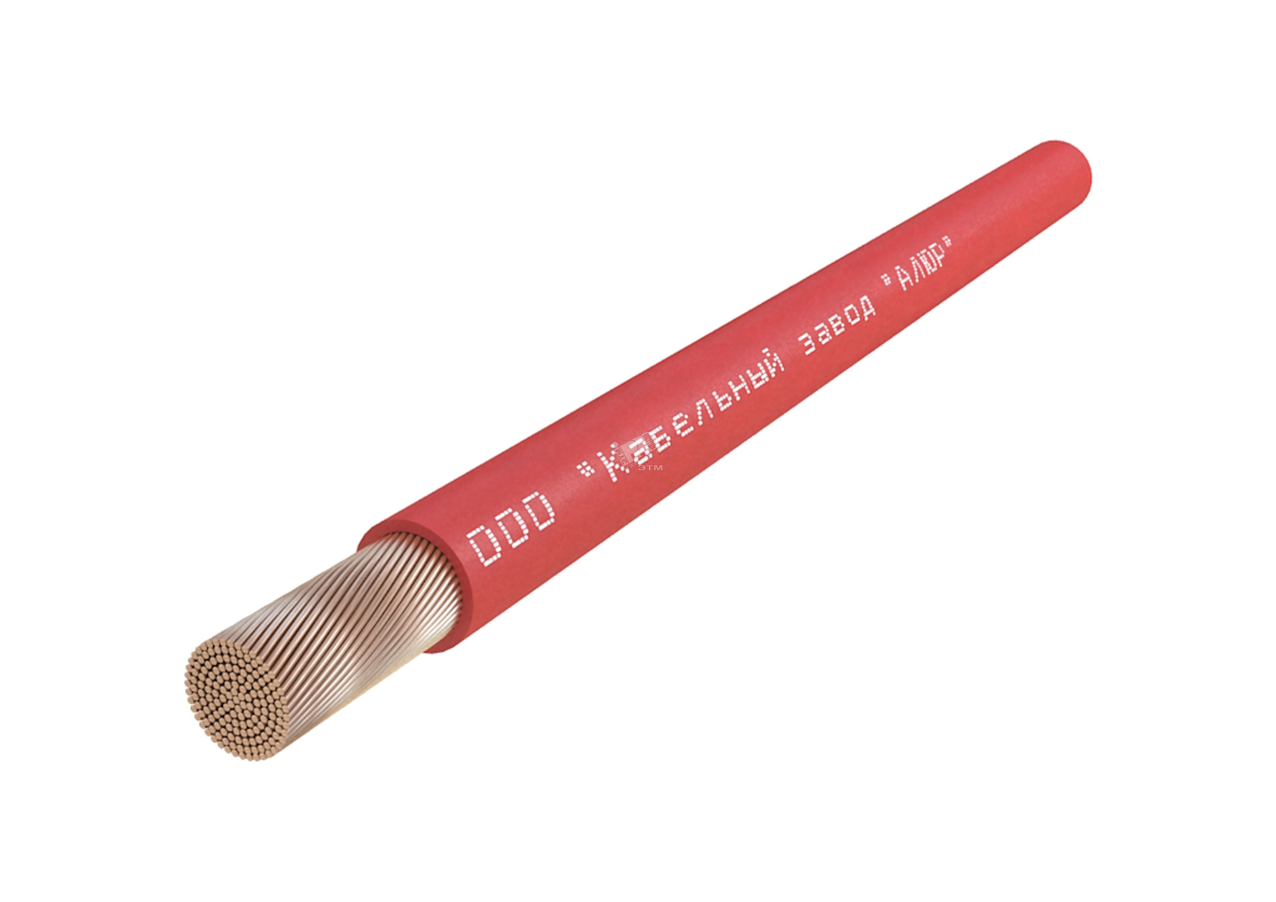 Изображение товара Провод силовой ПуВнг (А)-LS 1х25 красный барабан (м)