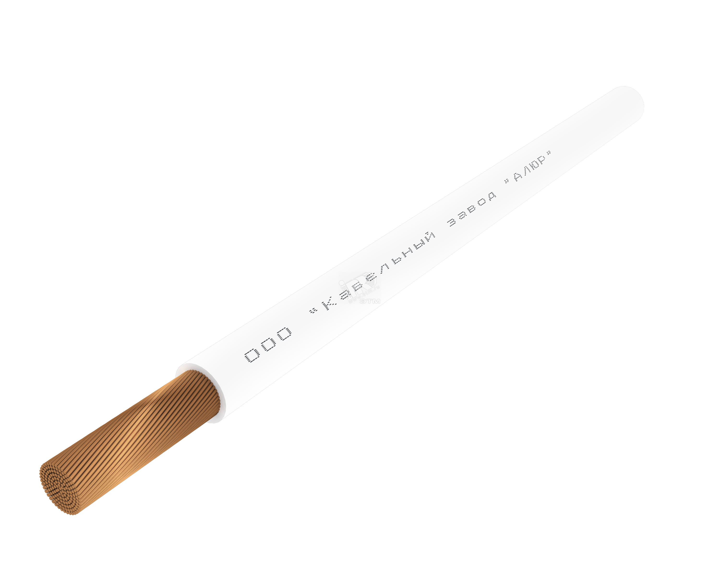 Изображение товара Провод силовой ПуВнг (А)-LS 1х25 белый барабан (м)