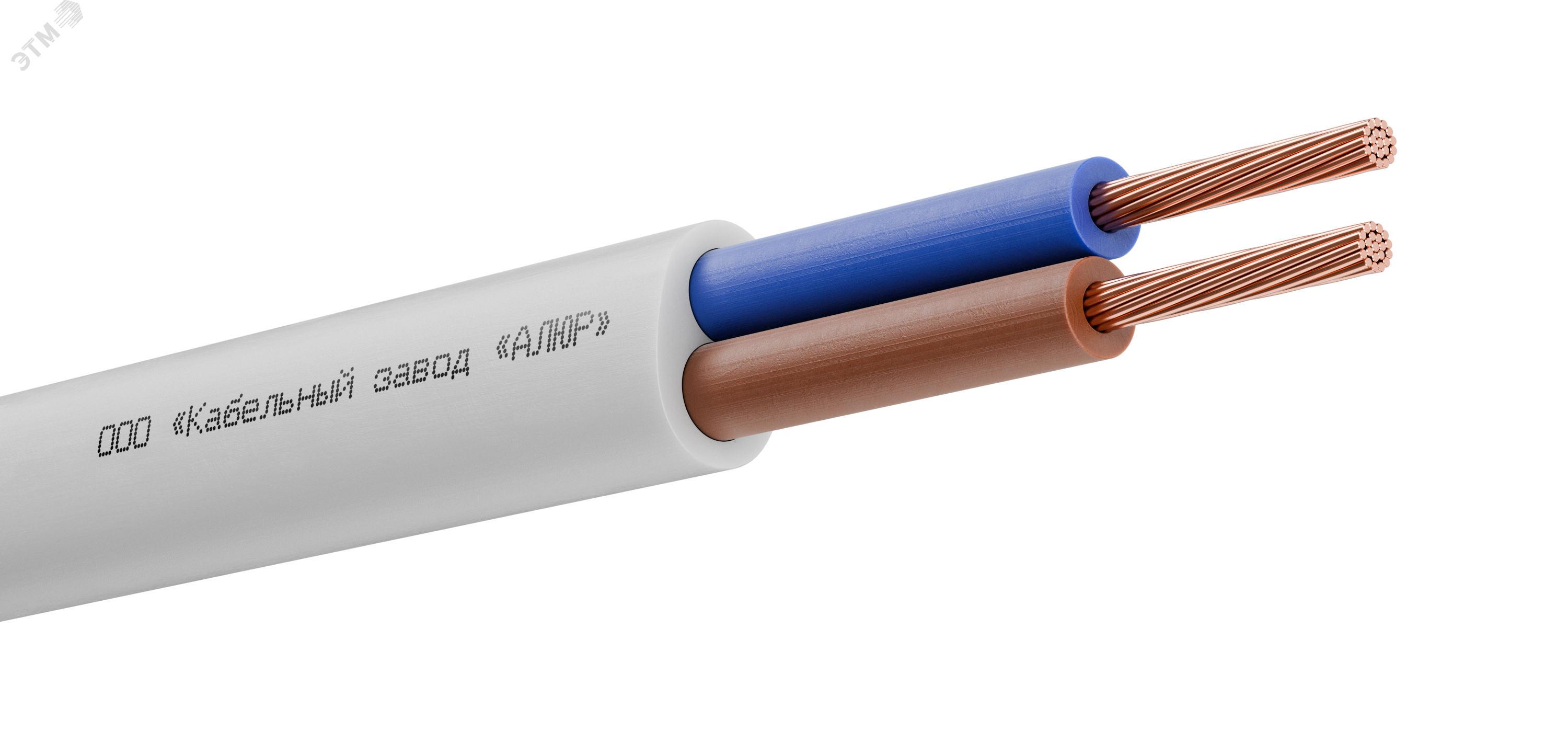 Изображение товара Провод ШВВП 2х0.75 белый (м)