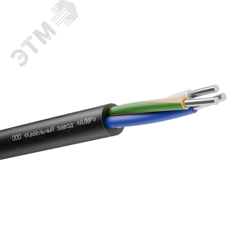 Изображение товара Кабель силовой АВВГ 3х6 (N, PE)-0.660 однопроволочный (м)