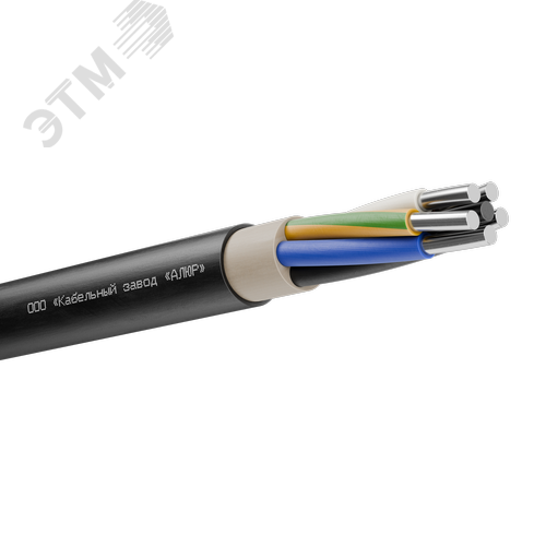 Изображение товара Кабель силовой АППГнг(А)-HF 5х16.0ок (N.PE)-0.66 однопроволочный черный (барабан) (м)