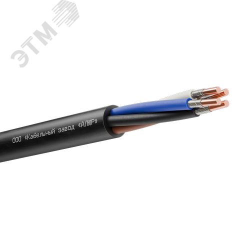 Кабель силовой ВВГнг(А)-FRLS 4х10 (N)-0.66 однопроволочный барабан ТУ завода - фото 1
