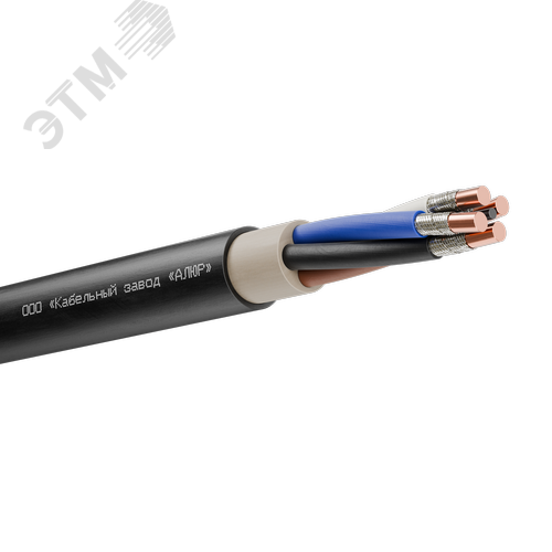 Кабель силовой ВВГнг(А)-FRLS 4х16.0 ок(N)-0.66 Ч. бар - фото 1