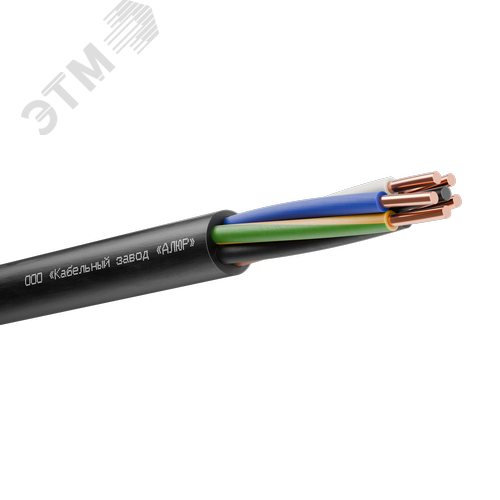 Изображение товара Кабель силовой ВВГнг(А)-LS 5х4 (N, PE)-0.660 однопроволочный (м)