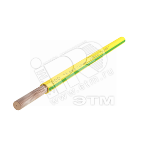 Провод силовой ПуПнг(А)-HF 1х1.5 желто-зеленый (бухта)