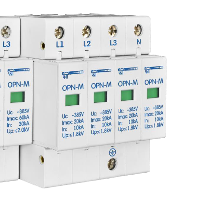 Ограничитель перенапряжения 4 модуль 380В In20kA OPN-M (4S)20kA