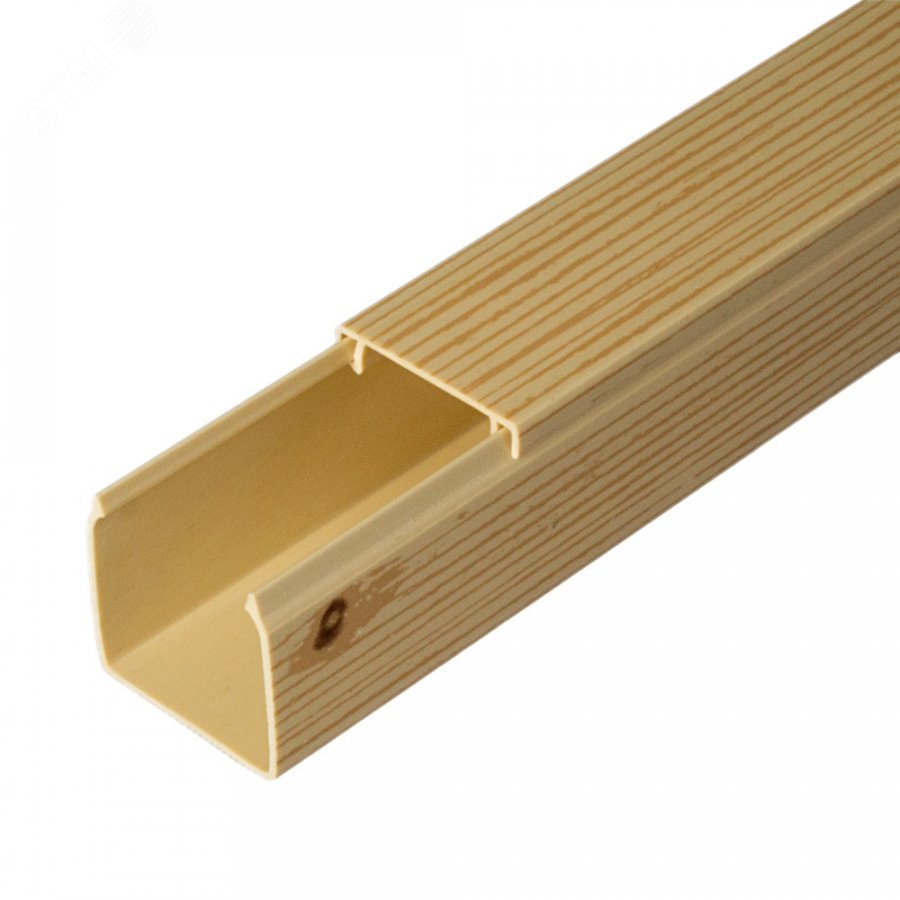 Изображение товара Кабель-канал сосна 2-й замок в п/э 25х25 мм 32 м