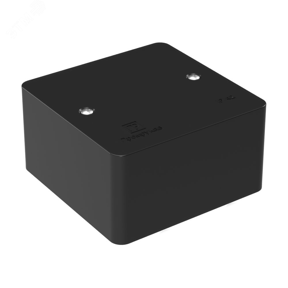 Коробка универсальная для кабель-канала 40-0460   безгалогенная (HF) черная 85х85х45 (152шт/кор) 40-0460-9005 Промрукав - превью