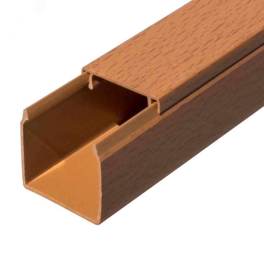 Изображение товара Кабель-канал бук 2-й замок 40х40 (60м/уп) Промрукав для открытой прокладки