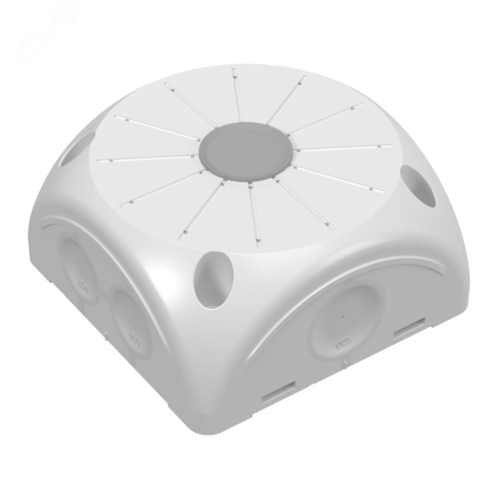 Изображение товара Распределительная коробка для видеокамер IP66 60-0505-9003 белая 100x100x50 мм