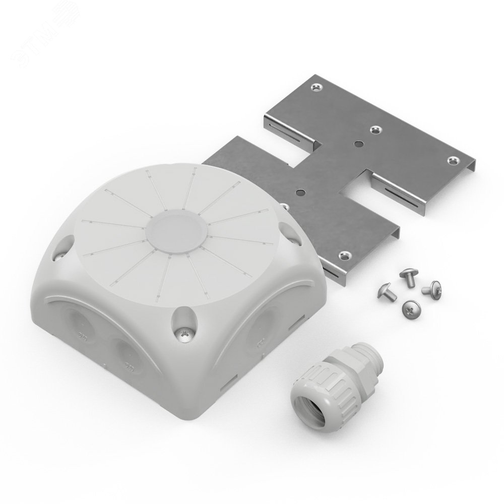 Изображение товара Распределительная коробка IP55 для видеокамер ППромрукав 60-0505-П-ВМУ