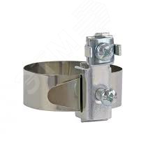 Изображение товара Хомут заземления д 17,5-114 мм (оцинкованный) (Длина ленты: 41 см) (шт)