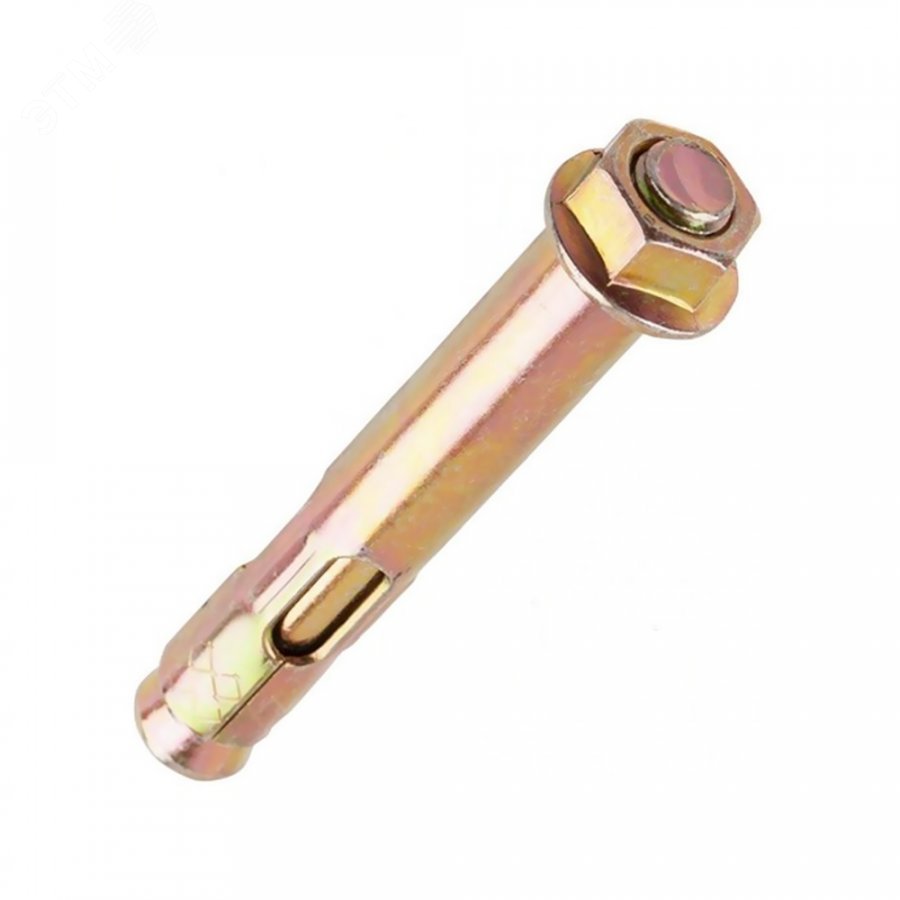 Изображение товара Анкерный болт с гайкой оцинкованный М10/12х60 (10 шт/уп) (шт)