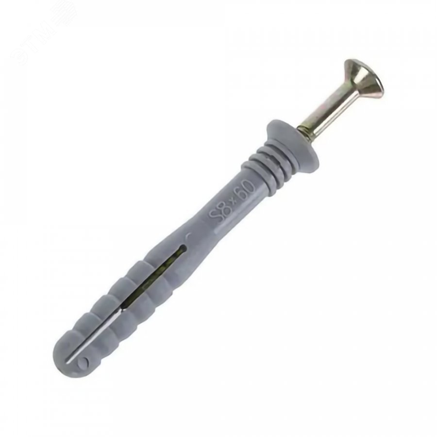 Изображение товара Дюбель-гвоздь 6x60 полипропилен потайной (10 шт/упак) (шт)