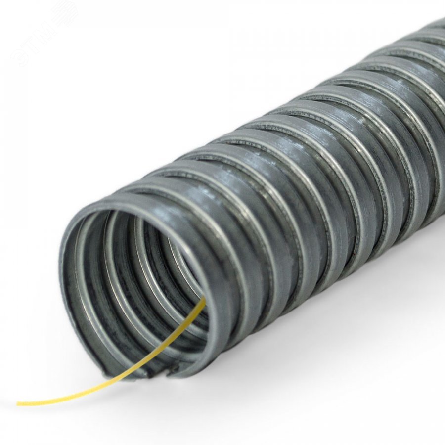 Изображение товара Металлорукав из оцинкованной стали Р3-ПР-ЦХ-25 50м, IP42, для защиты кабелей